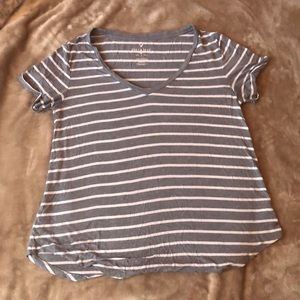 Stripped American Eagle shirt